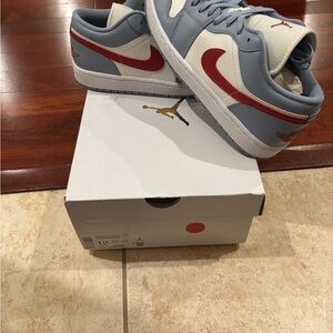 Nike Sneakers in Red, blue, and white (Air Jordans)